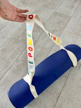 Load image into Gallery viewer, RAINBOW TRISKEL YOGA MAT STRAP - TRISKEL