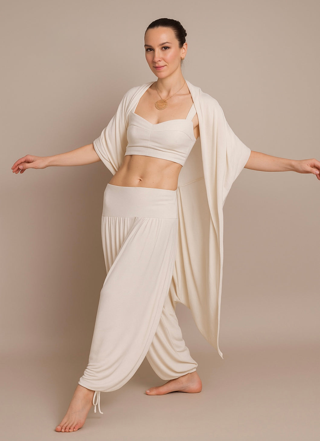 Capa flor de la vida ivory