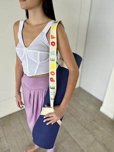 RAINBOW TRISKEL YOGA MAT STRAP - TRISKEL