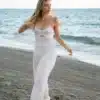 Calm Jumpsuit women's sports bodysuit ivory color Triskel Active