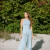 Presence Jumpsuit for women baby blue color Triskel Active