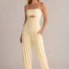 Enterizo deportivo mujer Shine Jumpsuit color butter yellow Triskel Active